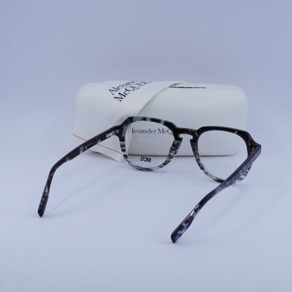 McQ by Alexander McQueen MQ0348O 004 Aviator Eyeglasses 50mm – Havana - Picture 10 of 10